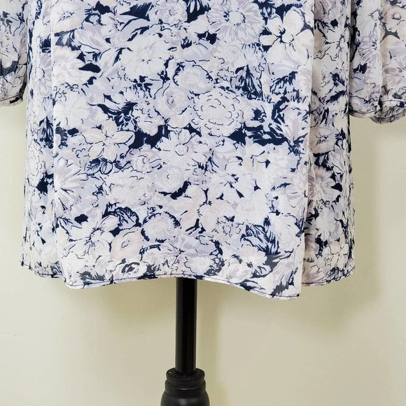 BCBGENERATION Women's Regular Pleated Tie Back Shift Dress Floral Size XS - Picture 7 of 15